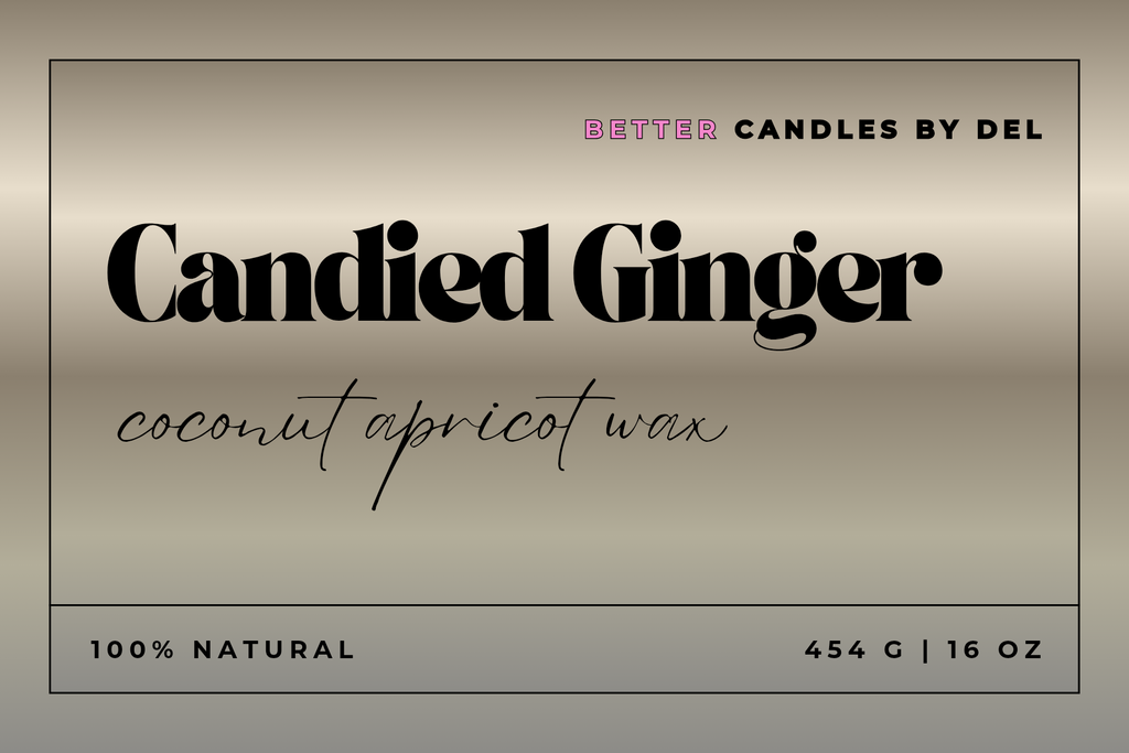 Candied Ginger 16 oz (3-wick)